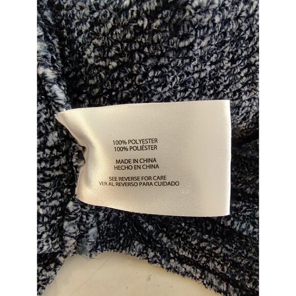 Orvis Woman's Blue Gray Chenille Pullover Soft Ribbed Sweater Size Large V Neck - Picture 9 of 10